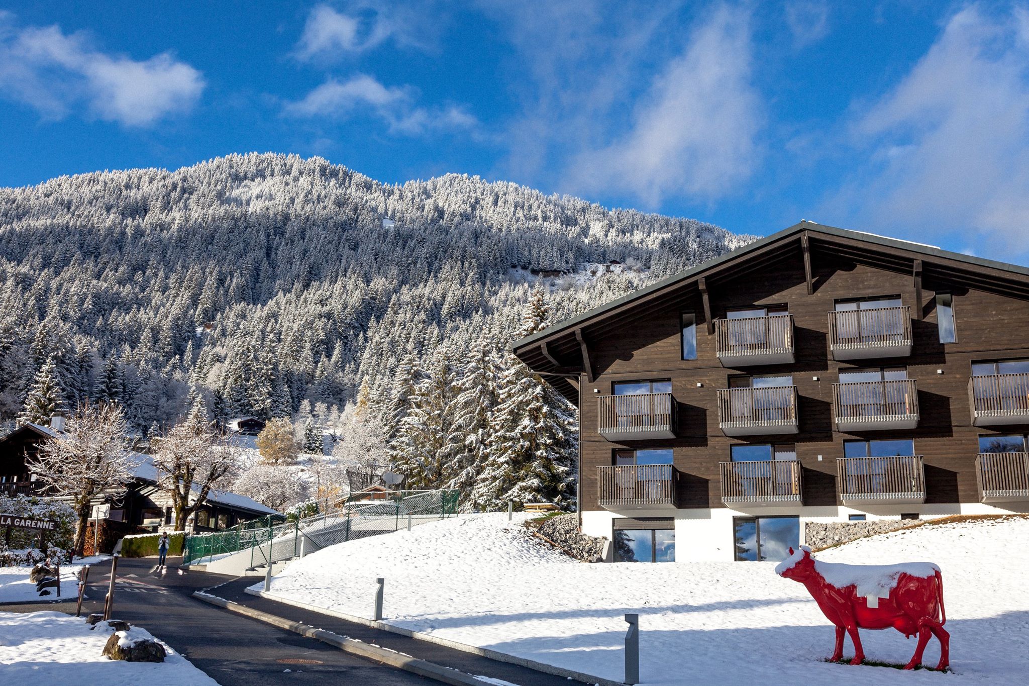 Beau Site Boarding House in Winter