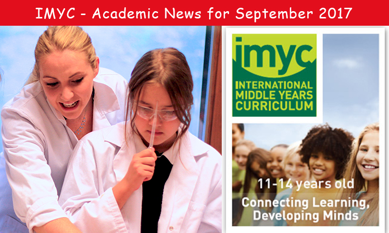 IMYC - Academic news for September 2017