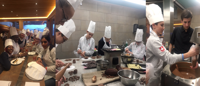 Chocolate cooking class