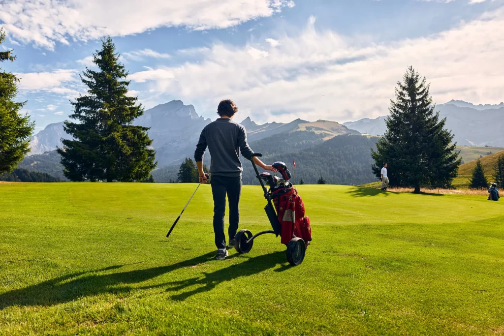 La Garenne students at the Golf Academy programme