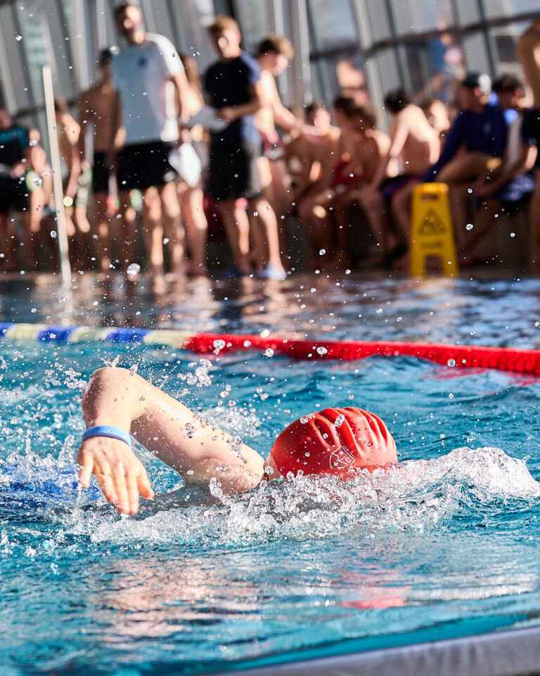 Students swimming during summer programme