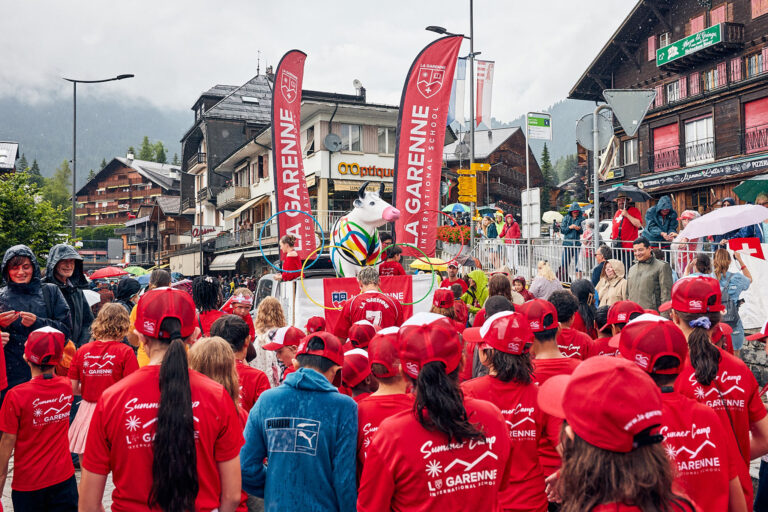 Summer camp celebration of Swiss National Day at La Garenne