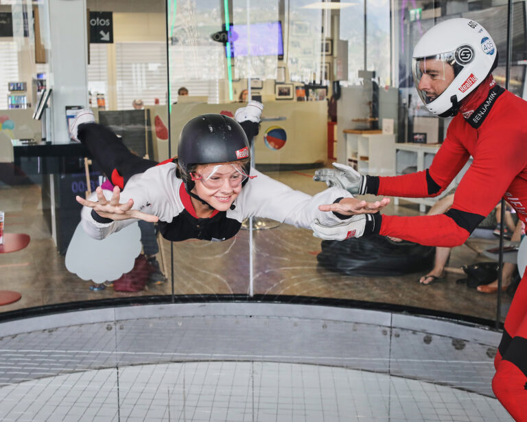 Students flying REALFLY during summer programme